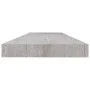 Floating wall shelf 2 units MDF gray concrete 120x23.5x3.8 cm by vidaXL, Shelves and shelves - Ref: Foro24-326607, Price: 52,...