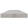 Schwebendes Wandregal 2 Stück MDF grauer Beton 120x23,5x3,8 cm von vidaXL, Regale und Regale - Ref: Foro24-326607, Preis: 52,...