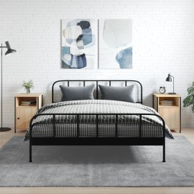 Mesitas noche 2 uds madera contrachapada color roble 40x42x60cm Mesitas noche 2 uds madera contrachapada color roble 40x42x60cm