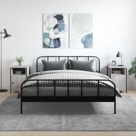 Mesitas de noche 2 uds madera contrachapada gris 40x42x60 cm Mesitas de noche 2 uds madera contrachapada gris 40x42x60 cm