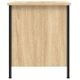 Mesita de noche madera de ingeniería roble Sonoma 40x42x50 cm