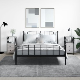 Mesitas noche 2 uds madera ingeniería gris Sonoma 34x35,5x70 cm Mesitas noche 2 uds madera ingeniería gris Sonoma 34x35,5x70 cm