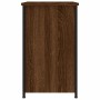 Mesitas noche 2 uds madera ingeniería marrón roble 40x36x60 cm