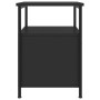 Mesitas de noche 2 uds madera de ingeniería negro 34x35,5x50 cm