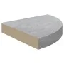 Concrete gray MDF wall corner shelf 25x25x3.8 cm by vidaXL, Shelves and shelves - Ref: Foro24-326633, Price: 17,84 €, Discoun...
