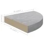 Corner wall shelves 4 pcs MDF concrete gray 25x25x3.8 cm by vidaXL, Shelves and shelves - Ref: Foro24-326635, Price: 47,73 €,...