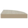 Wand-Eckregal 2 Stück MDF Eiche/weiß 35x35x3,8 cm von vidaXL, Regale und Regale - Ref: Foro24-326640, Preis: 36,43 €, Rabatt: %