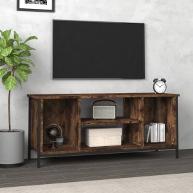 Mueble para TV madera contrachapada roble ahumado 102x35x45 cm Mueble para TV madera contrachapada roble ahumado 102x35x45 cm