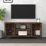 Mueble para TV madera contrachapada roble ahumado 102x35x45 cm