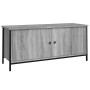 Mueble TV con puertas contrachapada gris Sonoma 102x35x45 cm en Muebles TV | Comprar online en Foro24