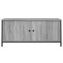 Mueble TV con puertas contrachapada gris Sonoma 102x35x45 cm en Muebles TV | Comprar online en Foro24