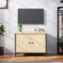 Mueble de TV con puertas roble Sonoma 60x35x45 cm madera de