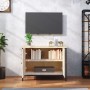 Mueble de TV con puertas roble Sonoma 60x35x45 cm madera de