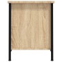 Mueble de TV con puertas roble Sonoma 60x35x45 cm madera de