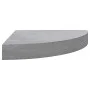 Concrete gray MDF wall corner shelf 35x35x3.8 cm by vidaXL, Shelves and shelves - Ref: Foro24-326642, Price: 27,20 €, Discoun...
