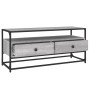 Mueble de TV madera contrachapada gris Sonoma 100x35x45 cm
