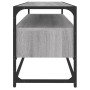 Mueble de TV madera contrachapada gris Sonoma 100x35x45 cm