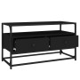 Mueble para TV madera contrachapada negro 80x35x45 cm en Muebles TV | Comprar online en Foro24