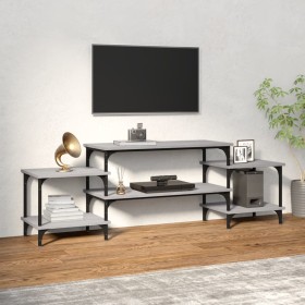 Mueble para TV madera contrachapada gris Sonoma 157x35x52 cm Mueble para TV madera contrachapada gris Sonoma 157x35x52 cm