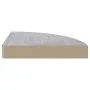 Wall corner shelf 2 pcs MDF concrete gray 35x35x3.8cm by vidaXL, Shelves and shelves - Ref: Foro24-326643, Price: 35,86 €, Di...