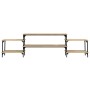 Mueble para TV madera contrachapada roble Sonoma 197x35x52 cm en Muebles TV | Comprar online en Foro24