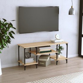 Mueble de TV madera contrachapada roble Sonoma 102x35x45,5 cm Mueble de TV madera contrachapada roble Sonoma 102x35x45,5 cm