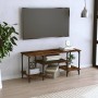 Mueble de TV madera contrachapada roble ahumado 102x35x45,5 cm en Muebles TV | Comprar online en Foro24