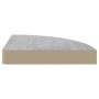 Eckwandregale 4 Stück MDF betongrau 25x25x3,8 cm von vidaXL, Regale und Regale - Ref: Foro24-326644, Preis: 68,24 €, Rabatt: %