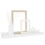 Wandregale 2 Einheiten weiß glänzend 40x9x3 cm von vidaXL, Regale und Regale - Ref: Foro24-326648, Preis: 16,19 €, Rabatt: %