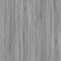 Armario con ruedas madera contrachapada gris Sonoma 60x45x60 cm