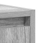 Armario de baño madera contrachapada gris Sonoma 60x33x61 cm