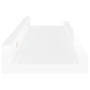 Wandregale 2 Einheiten weiß glänzend 40x9x3 cm von vidaXL, Regale und Regale - Ref: Foro24-326648, Preis: 16,47 €, Rabatt: %