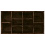 Banco zapatero madera contrachapada roble ahumado 103x30x55cm