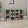 Banco zapatero madera contrachapada gris Sonoma 103x30x55 cm