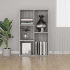 Estantería/Aparador madera contrachapada gris Sonoma 50x25x80cm en Librerías y estanterías | Comprar online en Foro24