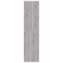 Armario de madera contrachapada gris Sonoma 100x50x200 cm