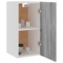 Armario colgante "Lyon" gris Sonoma 29,5x31x60 cm madera de