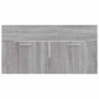 Set de muebles de baño 2 pzas madera contrachapada gris sonoma