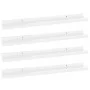 Wall shelves 4 units glossy white 60x9x3 cm by vidaXL, Shelves and shelves - Ref: Foro24-326654, Price: 31,97 €, Discount: %