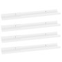 Wandregale 4 Einheiten weiß glänzend 60x9x3 cm von vidaXL, Regale und Regale - Ref: Foro24-326654, Preis: 32,57 €, Rabatt: %