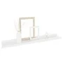 Wall shelves 4 units glossy white 60x9x3 cm by vidaXL, Shelves and shelves - Ref: Foro24-326654, Price: 31,97 €, Discount: %