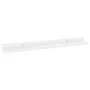 Wall shelves 4 units glossy white 60x9x3 cm by vidaXL, Shelves and shelves - Ref: Foro24-326654, Price: 31,97 €, Discount: %