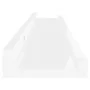Wall shelves 4 units glossy white 60x9x3 cm by vidaXL, Shelves and shelves - Ref: Foro24-326654, Price: 31,97 €, Discount: %