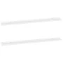 Wall shelves 2 units white 115x9x3 cm by vidaXL, Shelves and shelves - Ref: Foro24-326659, Price: 33,89 €, Discount: %