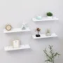 Wandregale 4 Einheiten weiß 40x9x3 cm von vidaXL, Regale und Regale - Ref: Foro24-326660, Preis: 24,30 €, Rabatt: %