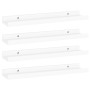 Wandregale 4 Einheiten weiß 40x9x3 cm von vidaXL, Regale und Regale - Ref: Foro24-326660, Preis: 24,71 €, Rabatt: %
