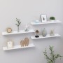 Wandregale 4 Einheiten weiß 60x9x3 cm von vidaXL, Regale und Regale - Ref: Foro24-326661, Preis: 31,02 €, Rabatt: %