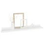 Wall shelves 4 units white 60x9x3 cm by vidaXL, Shelves and shelves - Ref: Foro24-326661, Price: 30,48 €, Discount: %