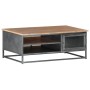 Solid gray acacia wood coffee table 90x50x35 cm by vidaXL, Coffee table - Ref: Foro24-323500, Price: 158,99 €, Discount: %