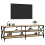 Mueble de TV madera contrachapada roble Sonoma 160x40x50 cm en Muebles TV | Comprar online en Foro24